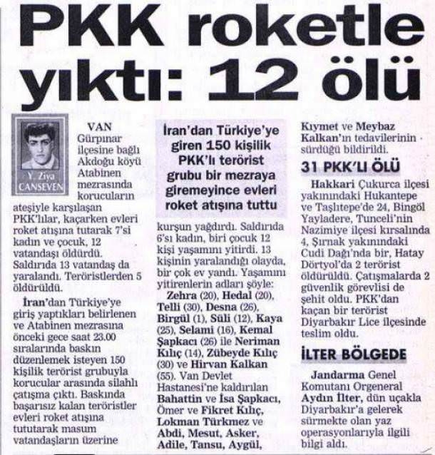 PKK'nın Kanlı Tarihi! 30