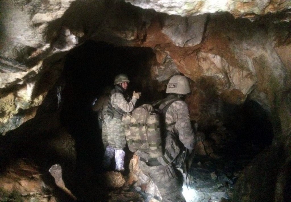 8 odalı PKK mağarasına dev operasyon 3