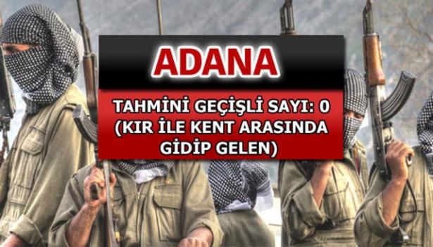 İşte PKK'lı teröristlerin il il dağılımı 5