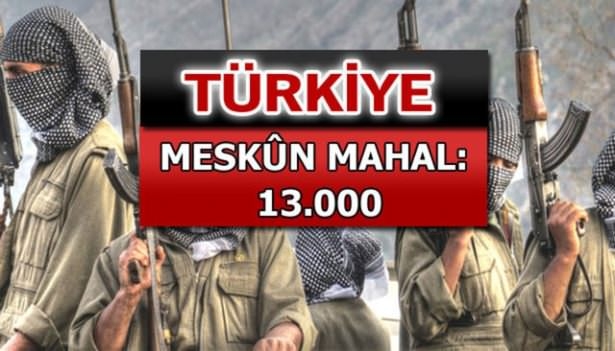 İşte PKK'lı teröristlerin il il dağılımı 79