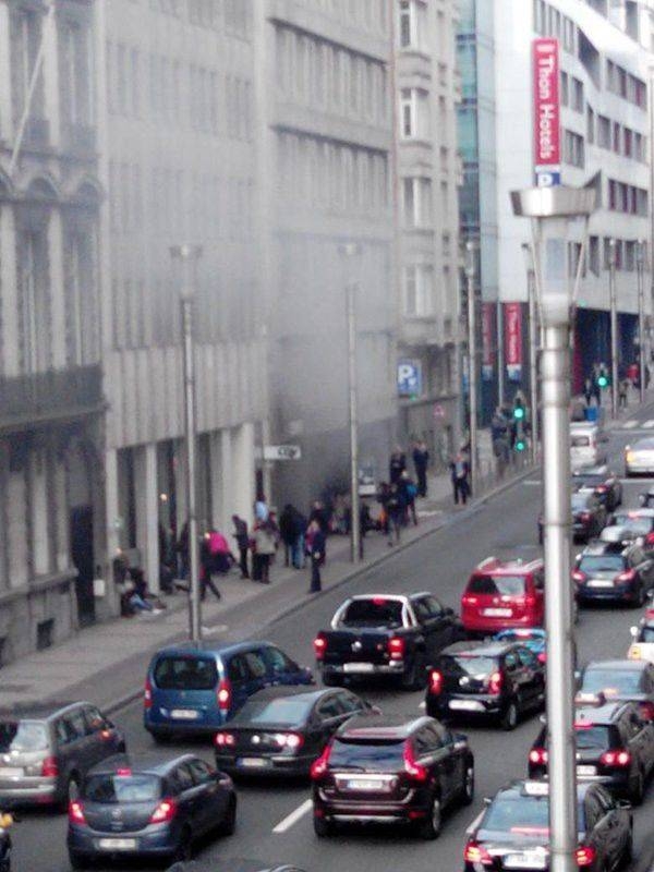 Belçika'daki patlamadan ilk görüntüler 19
