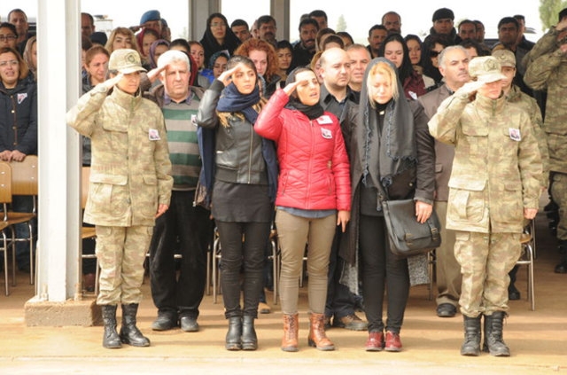 Jandarma Yüzbaşı Halil Özdemir'e son veda 13