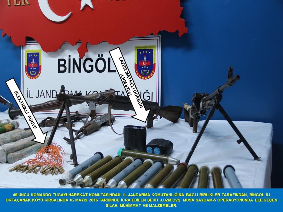 PKK'nın mühimmat deposu patlatıldı! 14