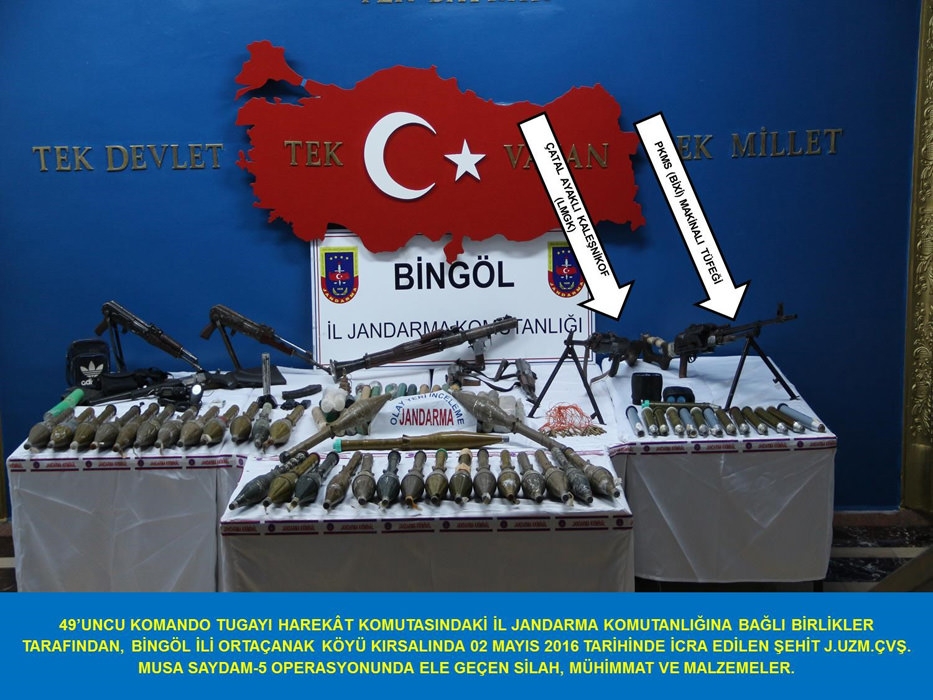 PKK'nın mühimmat deposu patlatıldı! 15