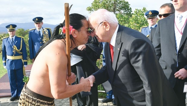 TBMM Başkanı İsmail Kahraman'a Maori selamı 1
