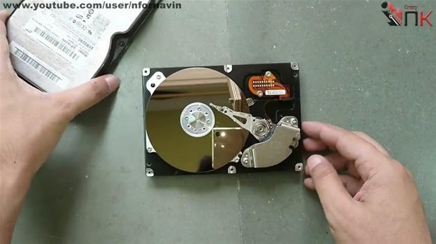 Hard diski bakın neye çevirdi! 3