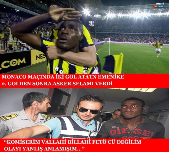 Fenerbahçe - Monaco maçı caps'leri 14