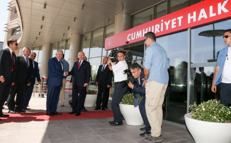 Başbakan Binali Yıldırım CHP Genel Merkez'ine gitti 2