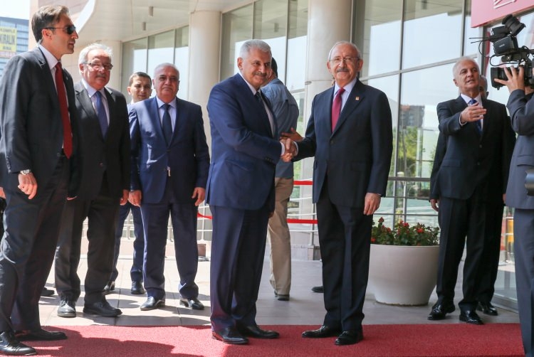 Başbakan Binali Yıldırım CHP Genel Merkez'ine gitti 3