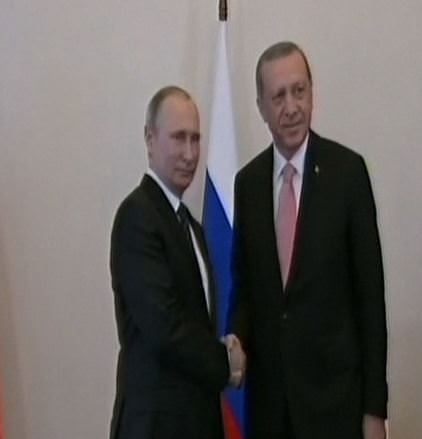 Cumhurbaşkanı Erdoğan, Putin ile bir araya geldi 2