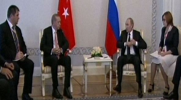 Cumhurbaşkanı Erdoğan, Putin ile bir araya geldi 6