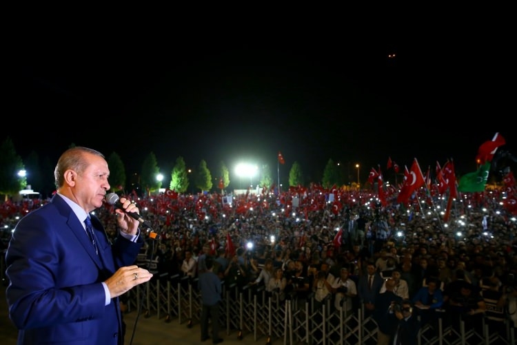 Beştepe'de halk Erdoğan'la buluştu 45
