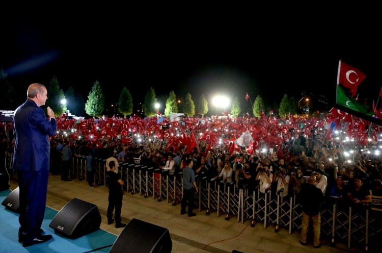 Beştepe'de halk Erdoğan'la buluştu 49