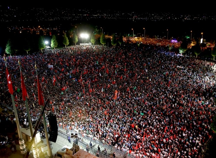Beştepe'de halk Erdoğan'la buluştu 53
