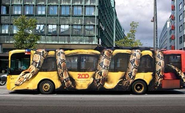 En şaşırtıcı otobüs reklamları 2