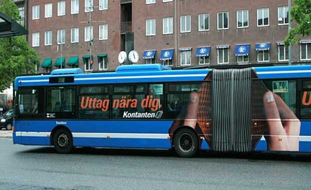 En şaşırtıcı otobüs reklamları 9