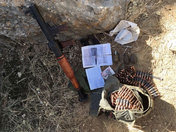 PKK’lıların füze ve doçka namluları böyle ele geçirildi 11