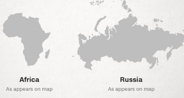 Haritada Rusya neden Afrika'dan daha büyük? 9