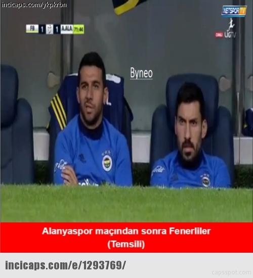 Fenerbahçe - Alanyaspor maçı capsleri 1