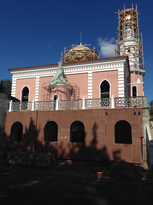 Sovyetlerin yıktığı camiyi Türkiye yeniden inşa etti 3