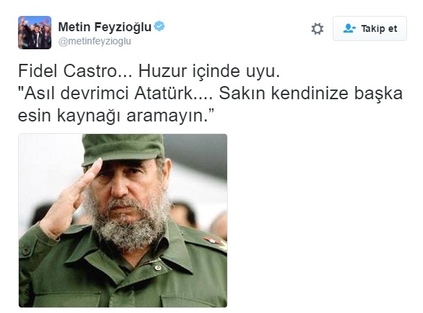 Kemalistler Fidel Castro 'Atatürk hayranıydı' diyor 1