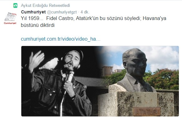 Kemalistler Fidel Castro 'Atatürk hayranıydı' diyor 2