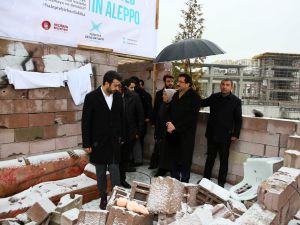 Keçiören'de Halep’teki acıyı hissettiren proje 