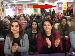 HDP'li Buldan'ın katıldığı 'hayır' kampanyasında olay fotoğraflar