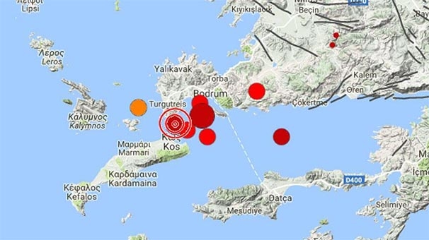 Muğla'da 6.3 büyüklüğünde deprem! 2