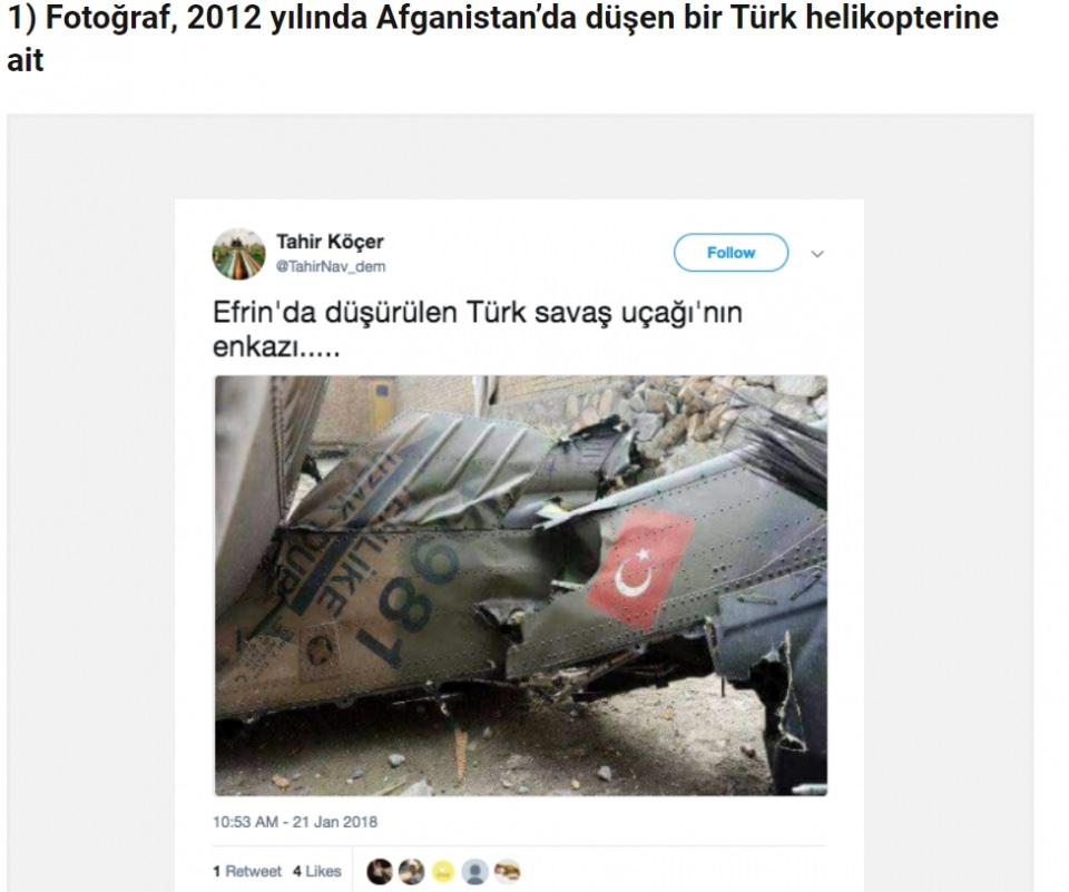Sosyal medyalarda gördüğünüz 'Afrin' yalanları 1