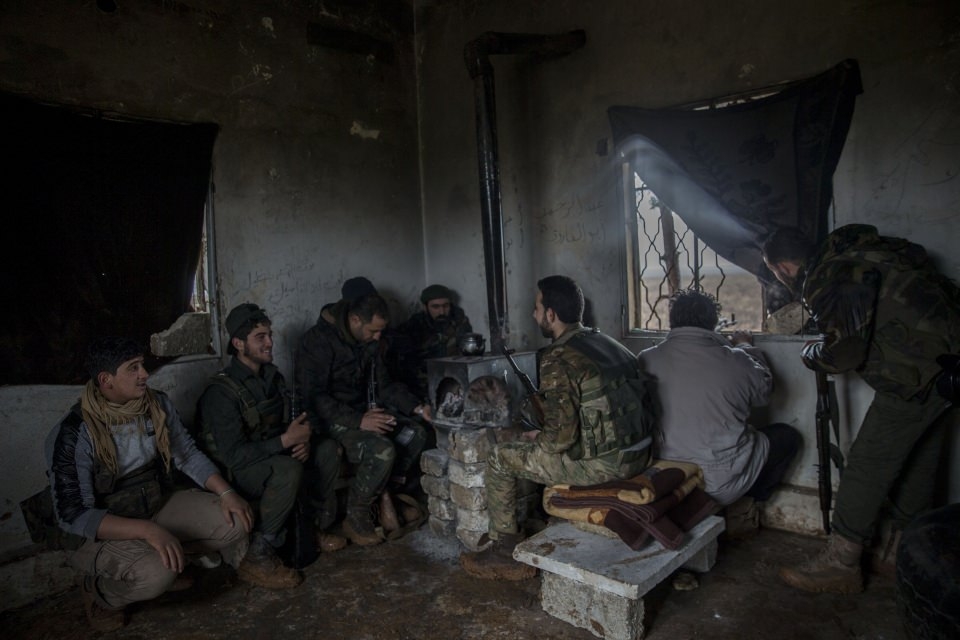 Afrin'deki terörist kampı ele geçirildi! 25