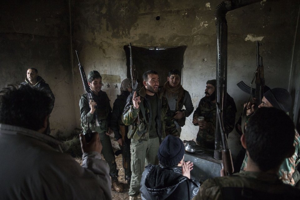 Afrin'deki terörist kampı ele geçirildi! 29