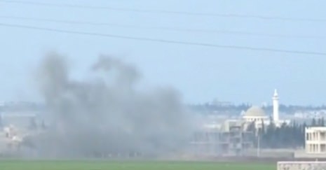 Afrin'de terör konvoyu böyle bombalandı 14