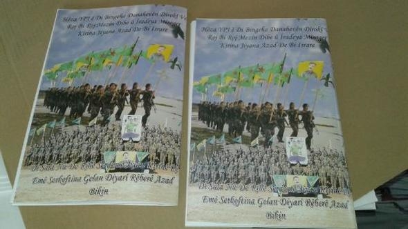 Afrin'de teröristler için hazırlanan kitaplardaki ilginç detay! 6
