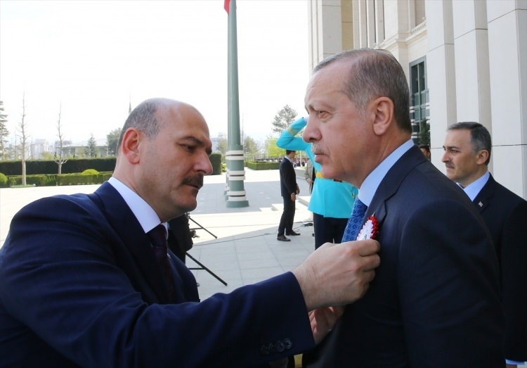 Erdoğan, Soylu ve beraberindeki heyeti Külliye'de kabul etti 5