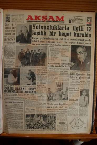 27 MAYIS DARBESİNİN GAZETE MANŞETLERİ 24