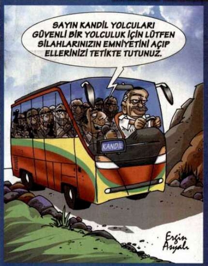 PKK'nın Çekilmesi Karikatürlerde! 1
