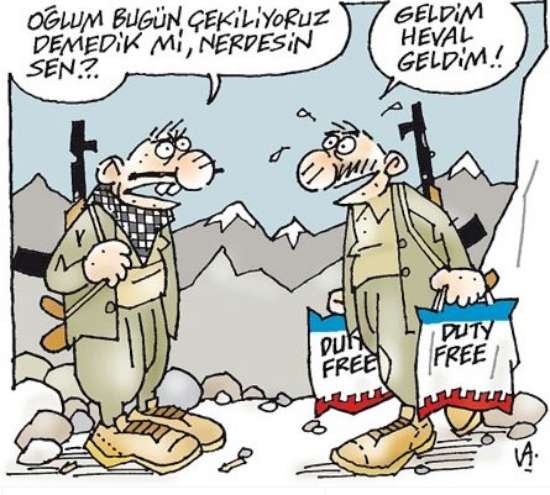 PKK'nın Çekilmesi Karikatürlerde! 2