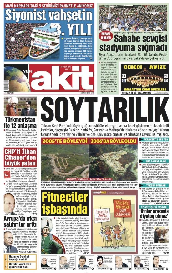 Gezi’de En Sağlam Duran Gazete 1