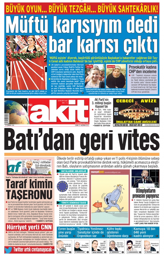 Gezi’de En Sağlam Duran Gazete 18