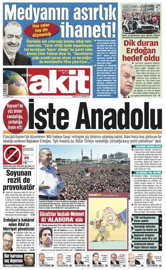 Gezi’de En Sağlam Duran Gazete 19