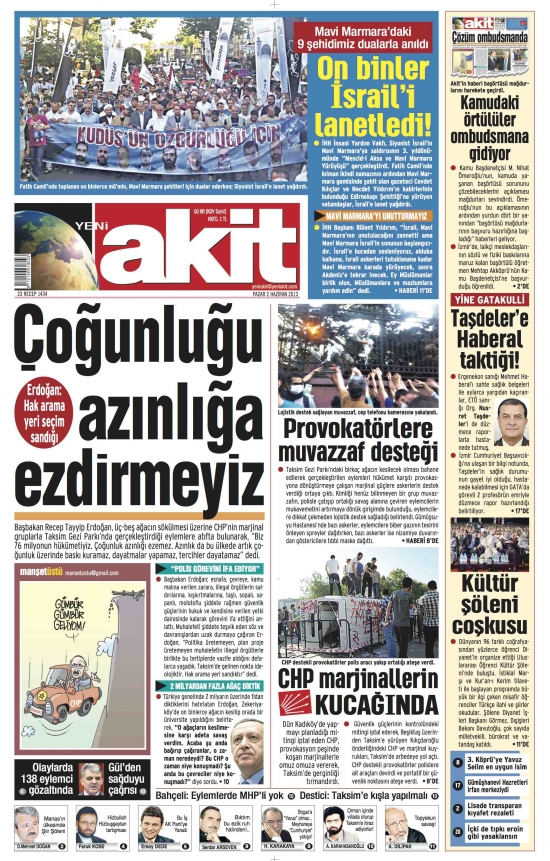 Gezi’de En Sağlam Duran Gazete 2