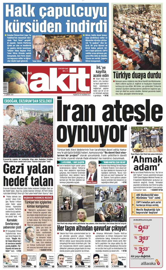 Gezi’de En Sağlam Duran Gazete 21
