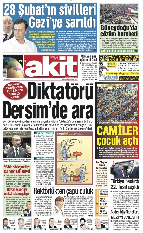 Gezi’de En Sağlam Duran Gazete 23