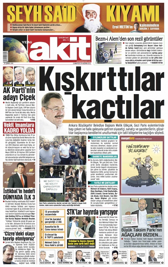 Gezi’de En Sağlam Duran Gazete 24