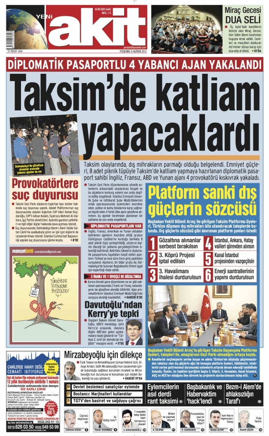 Gezi’de En Sağlam Duran Gazete 6
