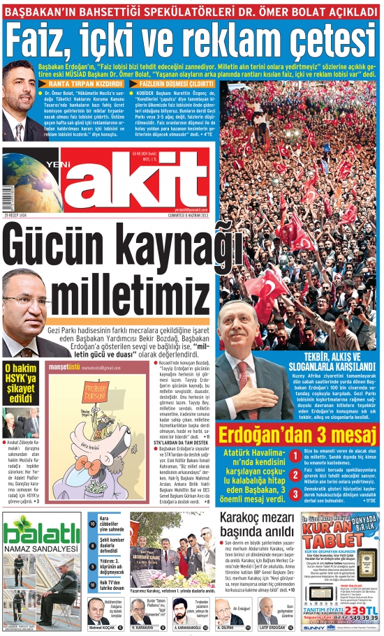 Gezi’de En Sağlam Duran Gazete 7