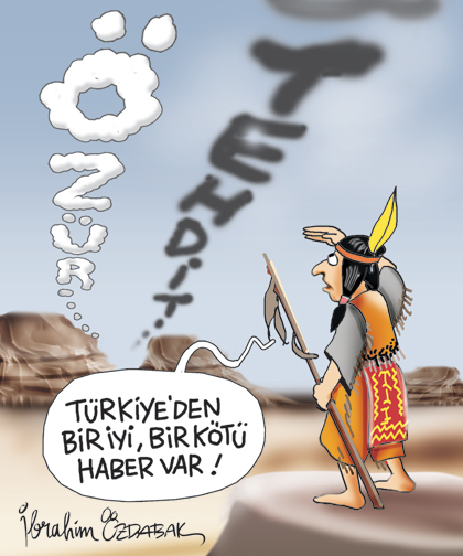 KARIKATURIST GOZUYLE OZUR VE TEHDIT 1