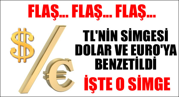 TL'nin simgesi açıklandı