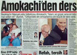 Amokachi, Erbakan'a ne dersi vermişti?